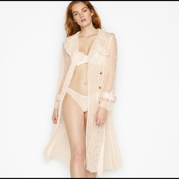 Victoria’s Secret Lace Trench Coat - Picture 5 of 6